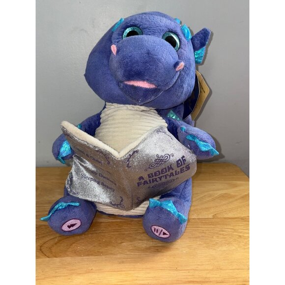 Cuddle Barn Duncan Animated Blue Dragon Talking Plush Reads 5 Fairy Tales NWT - Picture 1 of 15